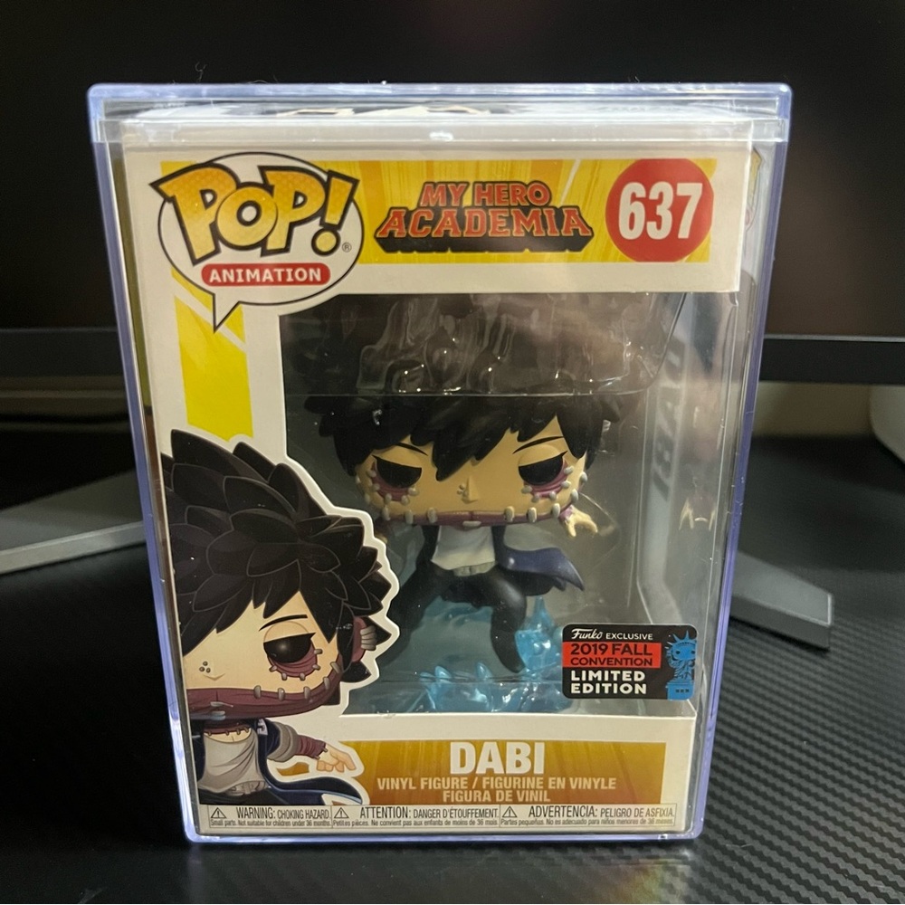 Funko Pop! My Hero Academia - Dabi - NYCC 2019 Shared #637 Authentic w/Pop Stack